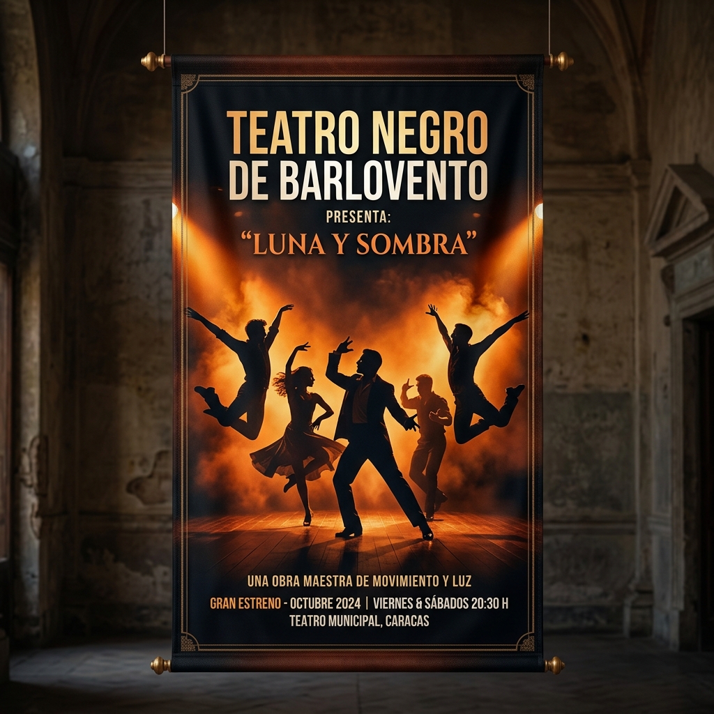 Publicidad Teatro Negro de Barlovento